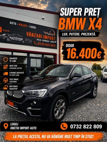 🚗 BMW X4 xDrive20d xLine | 2018 | 324.479 km | Euro 6